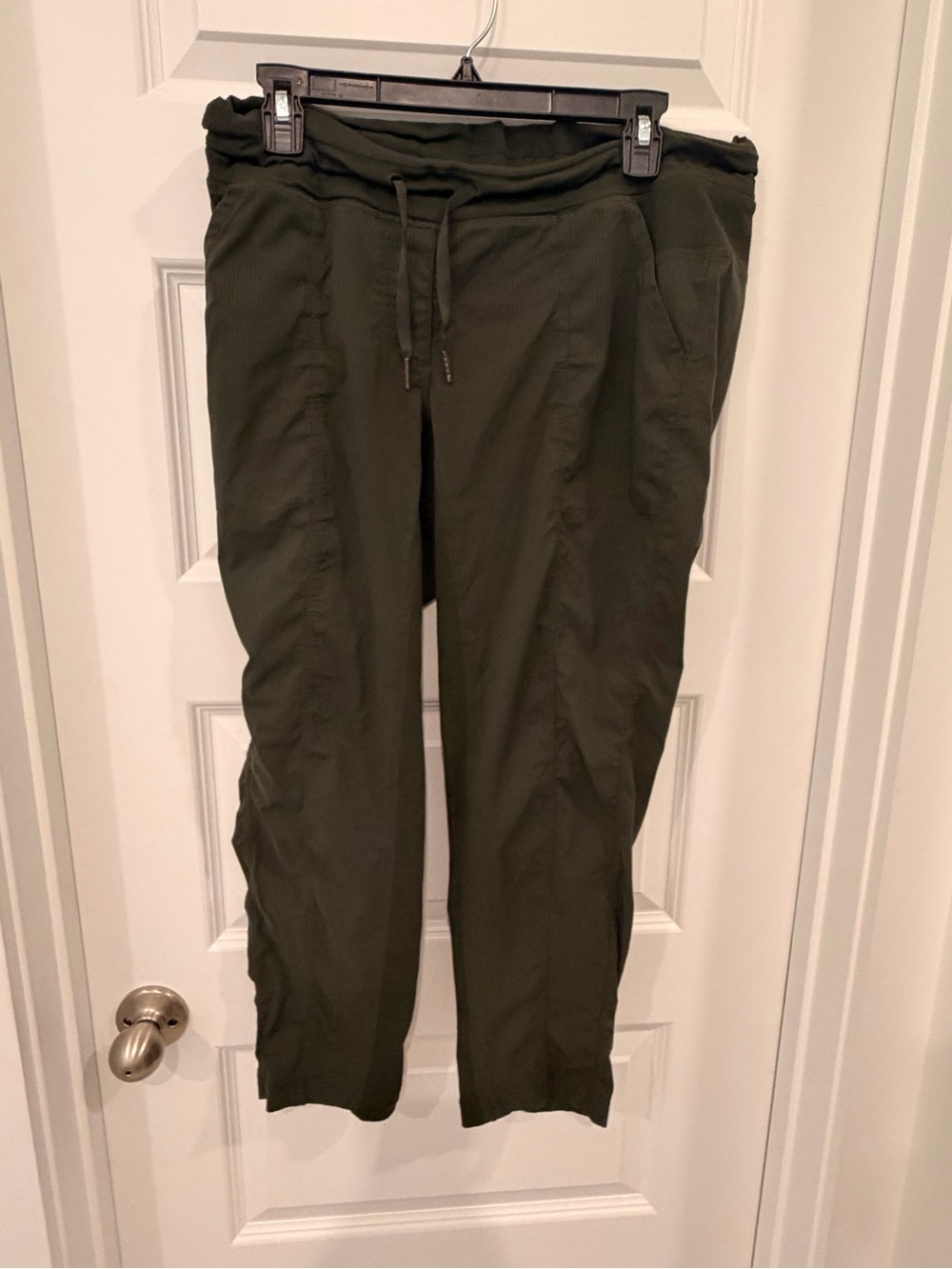 lululemon athletica Olive Green Drawstring Track Joggers